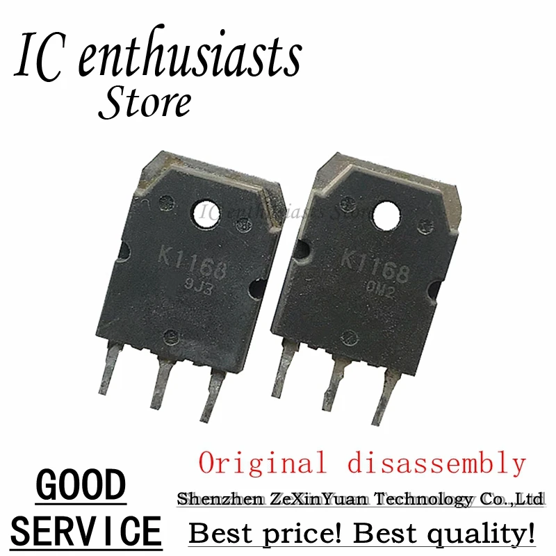 10 قطعة 2SK1168 K1168 15A 500 فولت TO-3P التفكيك الأصلي