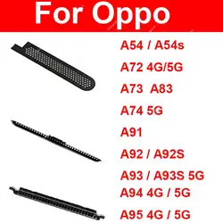 Auricular antipolvo de malla para OPPO A54 A56 A72 A73 A74 A77s A83 A91 A92 A92S A93 A93S A94 A95 5G, malla para altavoz