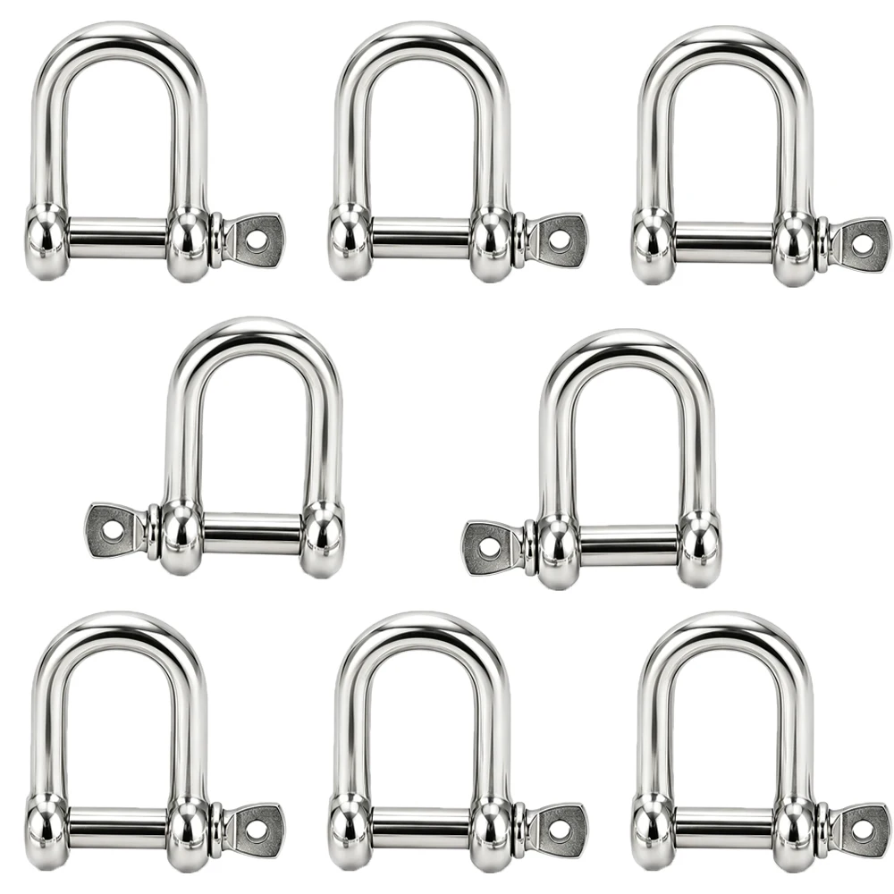 Heavy Dutytype ShackleSuitableforSignage Lifting Equipment Decorative Suspension Household Trailer Ship Rigging HardwareM4- M10