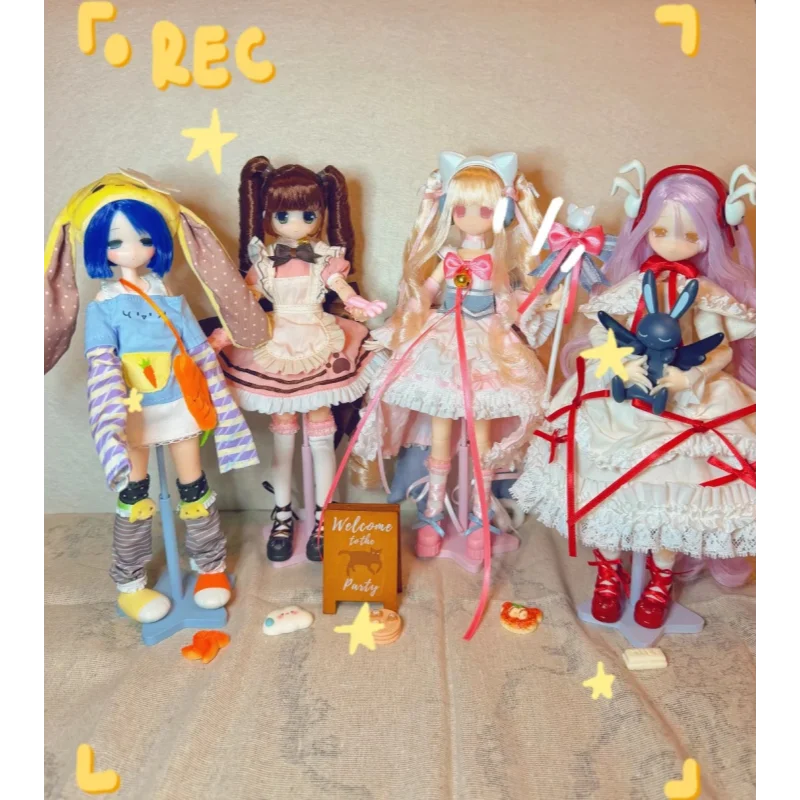 

In Stock Genuine 1/6 Bjd Magical Girl Series Blind Box Kawaii Girl Action Figure Movable Doll Desktop Ornament Trendy Toy Gift