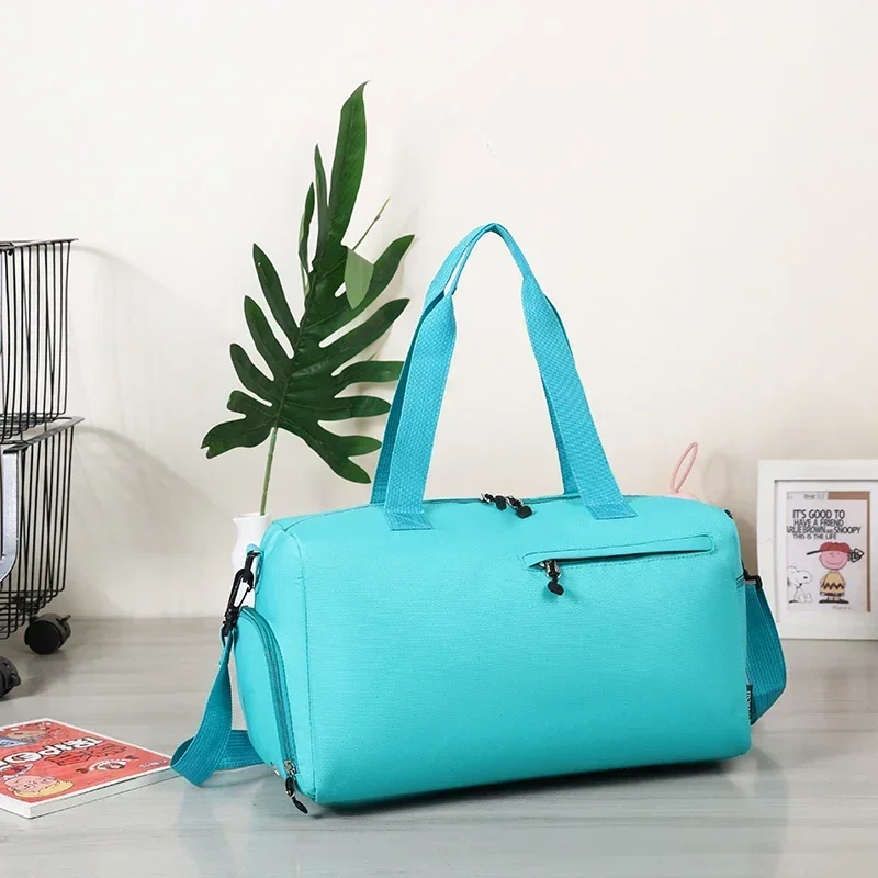 Linha macia Duffels de viagem com zíper para mulheres, monocromático, grande capacidade, bolsas casuais, alta qualidade, 2022