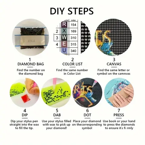 10 best sales Diamantmålning med vit tiger - №10