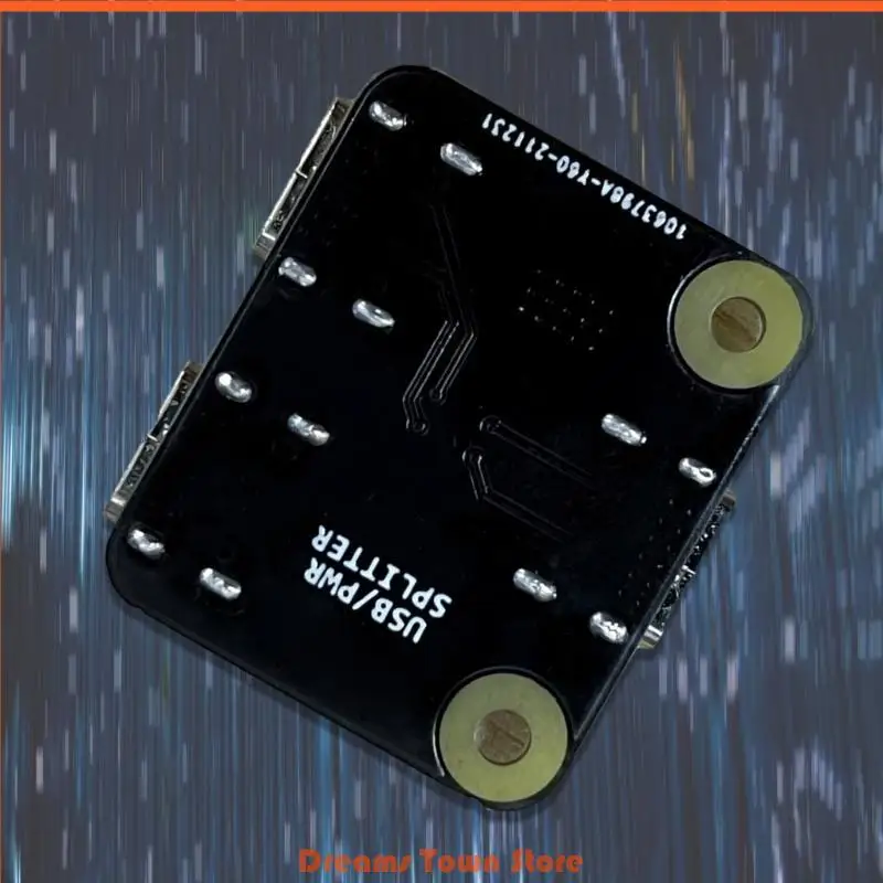 HX6A Conveniente divisor USB 3 puertos Typec Power Distribuidor para RPI BLIKVM y PIKVM