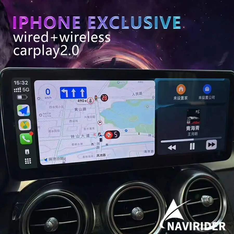 12.3 "فيديو السيارة لمرسيدس بنز الخامس الفئة 2019 V260 V250 W447 2017 لاعب نظام تحديد المواقع عرض أندرويد Carplay الوسائط المتعددة شاشة راديو #4