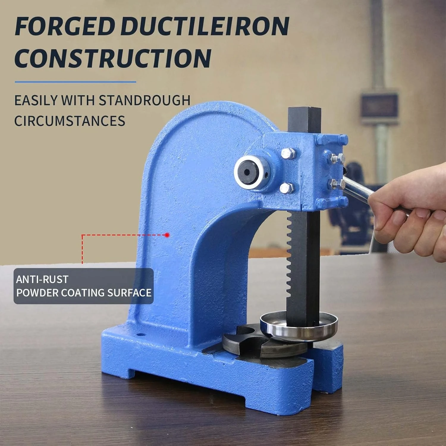 0.5/1 Ton Manual Arbor Press 5.5