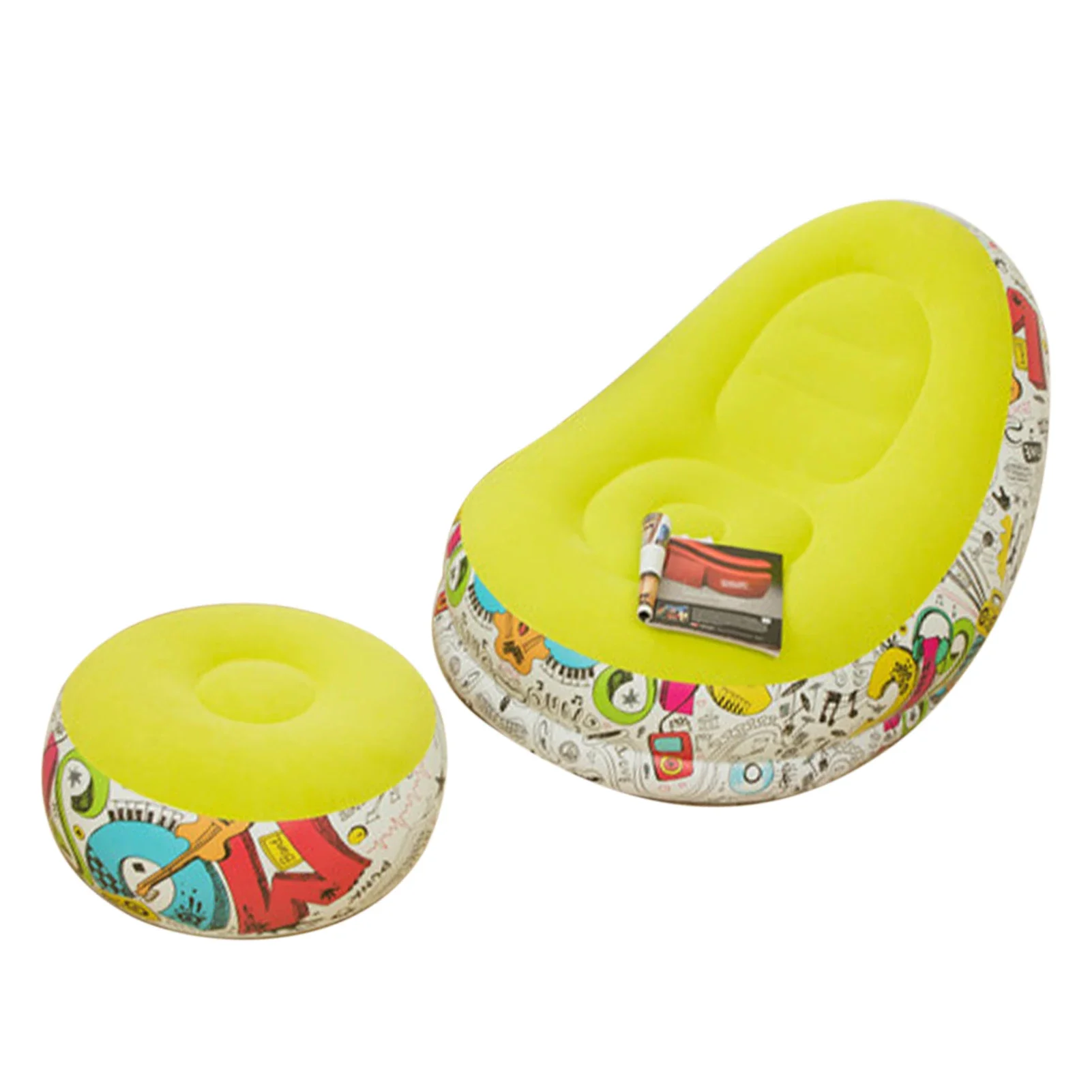 Home Decor Bag Chair Set Couch Seats Portable Outdoor Lazy Sofa Air Inflatable Indoor Living Room Foot Stool Bedroom Lounge