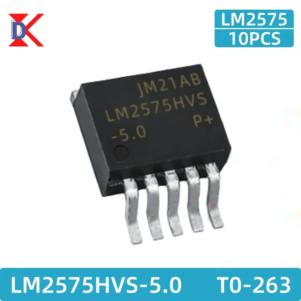 10Pcs LM2575 LM2575S-5.0V/3.3V/12V/ADJ TO-220-263-5 Voltage Regulator IC Chip