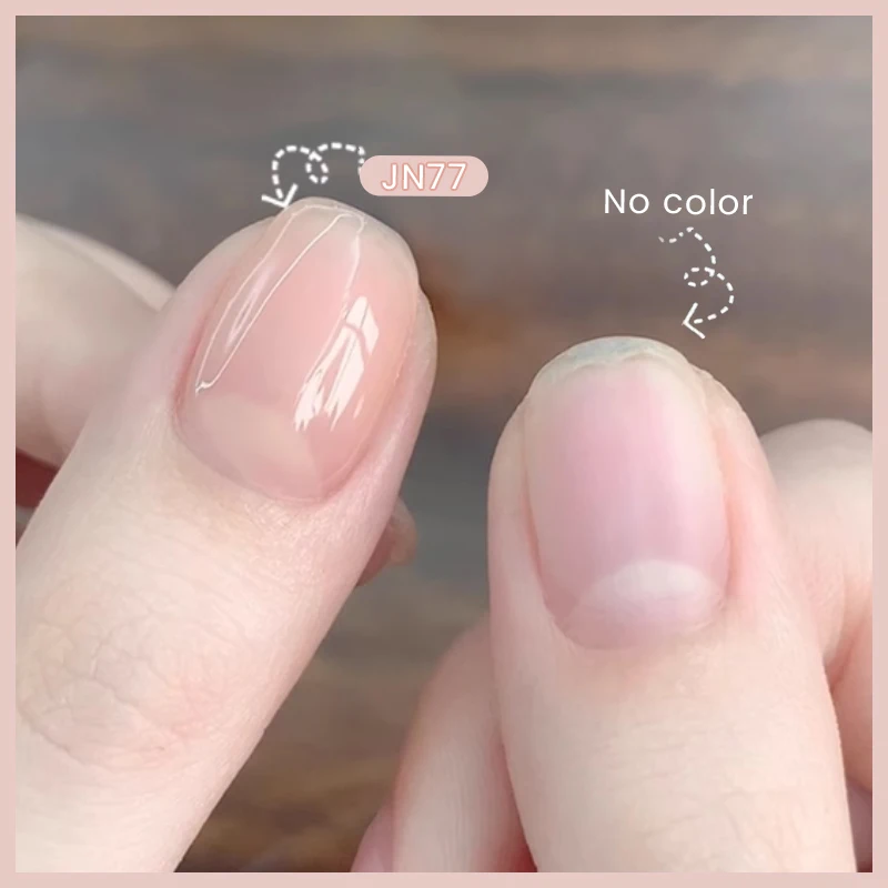 BORN PRETTY Milky Pink Gel Nail Polish 10ml Neutral Nude Gel Polish Light Natural Color Translucent Gel for French Manicure