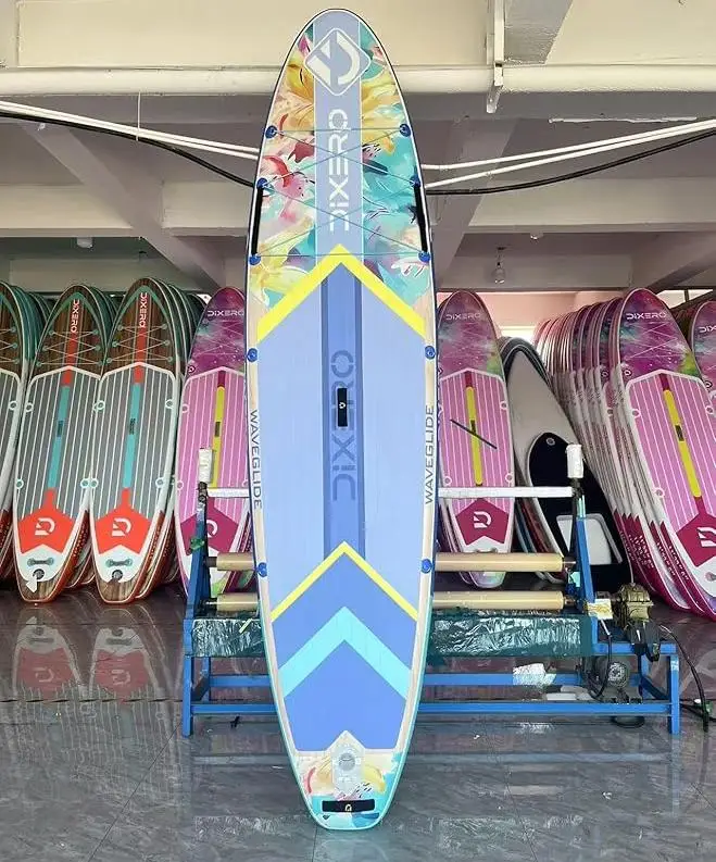

11' Inflatable SUP Board Factory Wholesale All-Round Stand up Paddleboard for Yoga Touring with Premium Accessories
