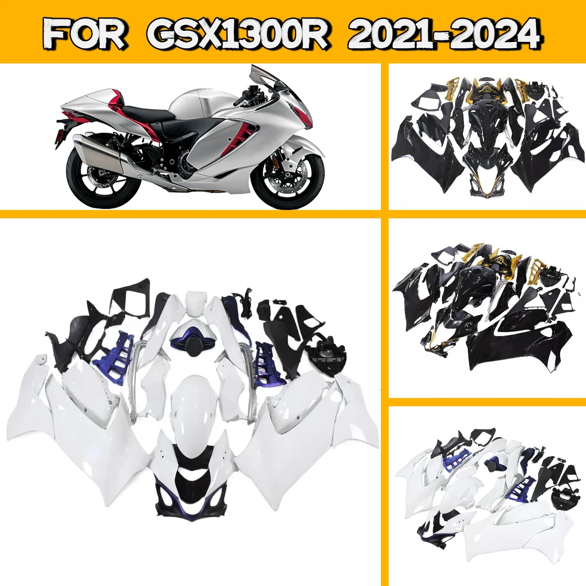 

For 2021-2024 Suzuki GSX 1300R Motorcycle Fairings Set Injection Molded Hot Style 21-24 GSX1300R Fairing Panel Kit
