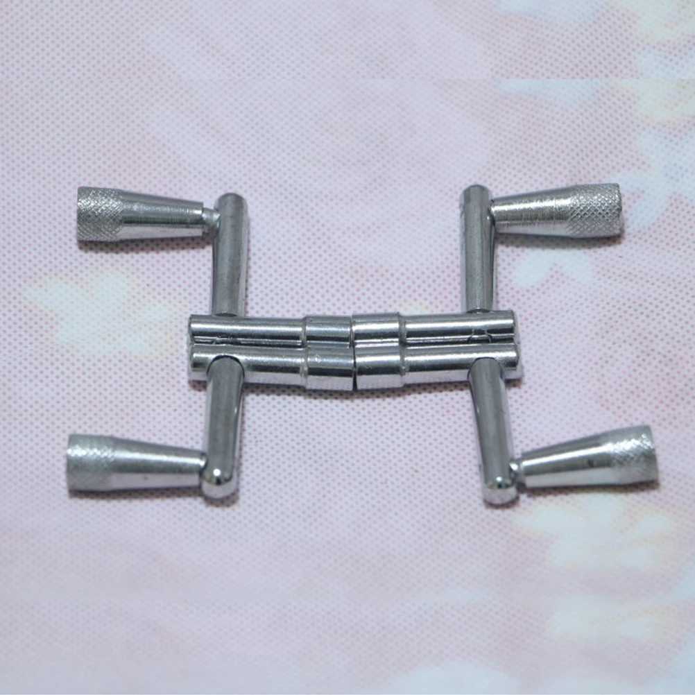 

3 Pcs Speed Drum Key Quick Head Change Crank Type Tuning Key Solid Metal Lightweight Accessory