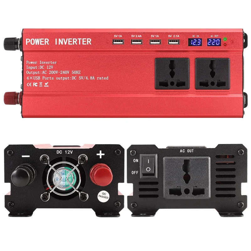 

Renewable Energy US Standard 2000W Solar Inverter Single Phase Output 12V To 110V 1000W 2000W 3000W 4000W 5000W