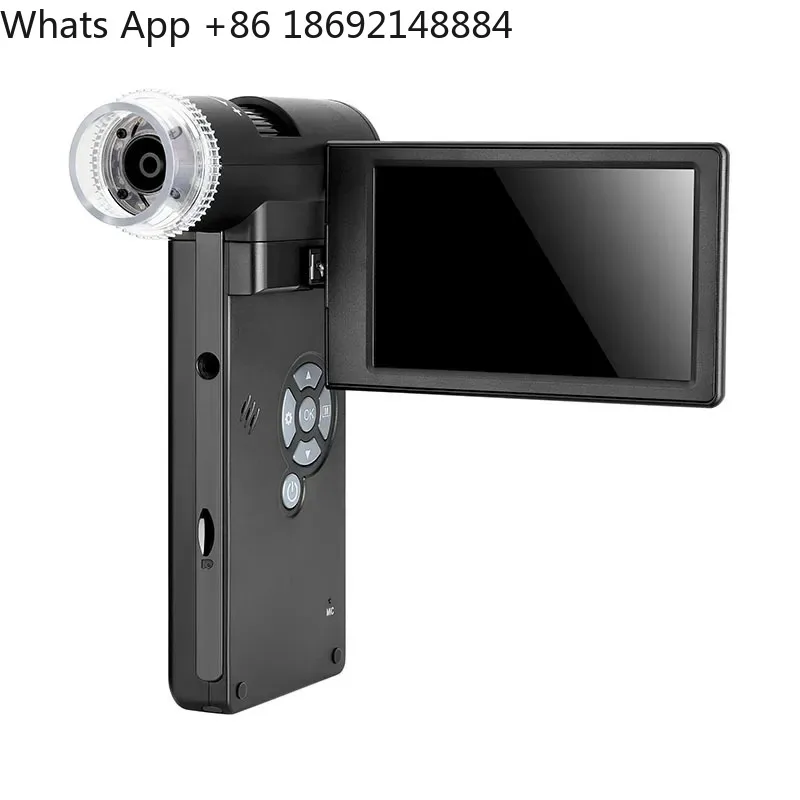 Digital Microscope for  Technology Handheld Electron Magnifying Glass with 4 Inch Screen 1200X Zoom