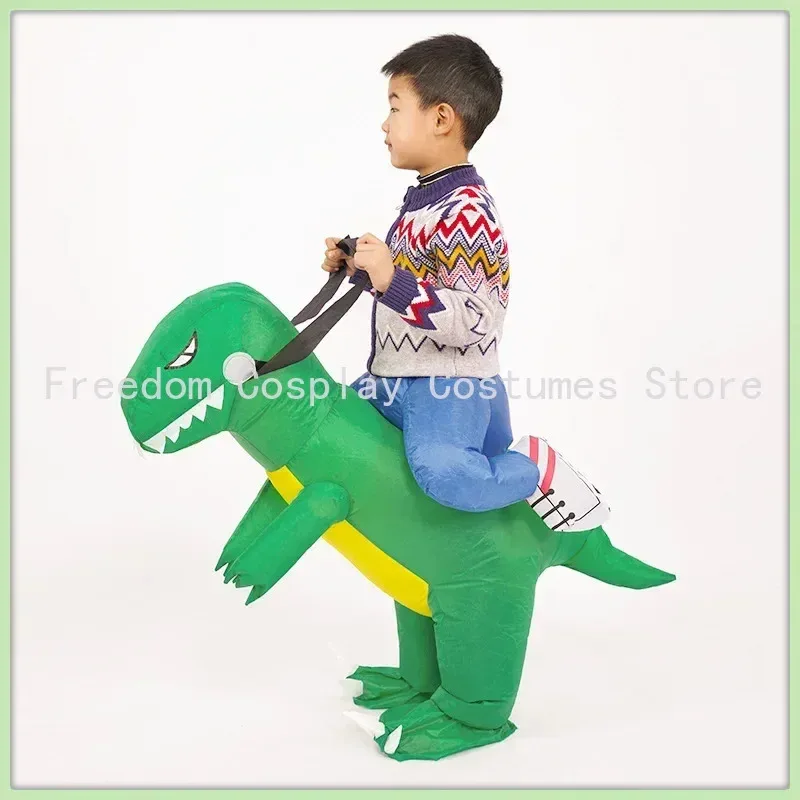 

Dinosaur Inflatable Costume Purim Halloween Cosplay Fancy Suits Cartoon Anime for Adult Kids Performance Costumesx;2'a,6.h;8'v,