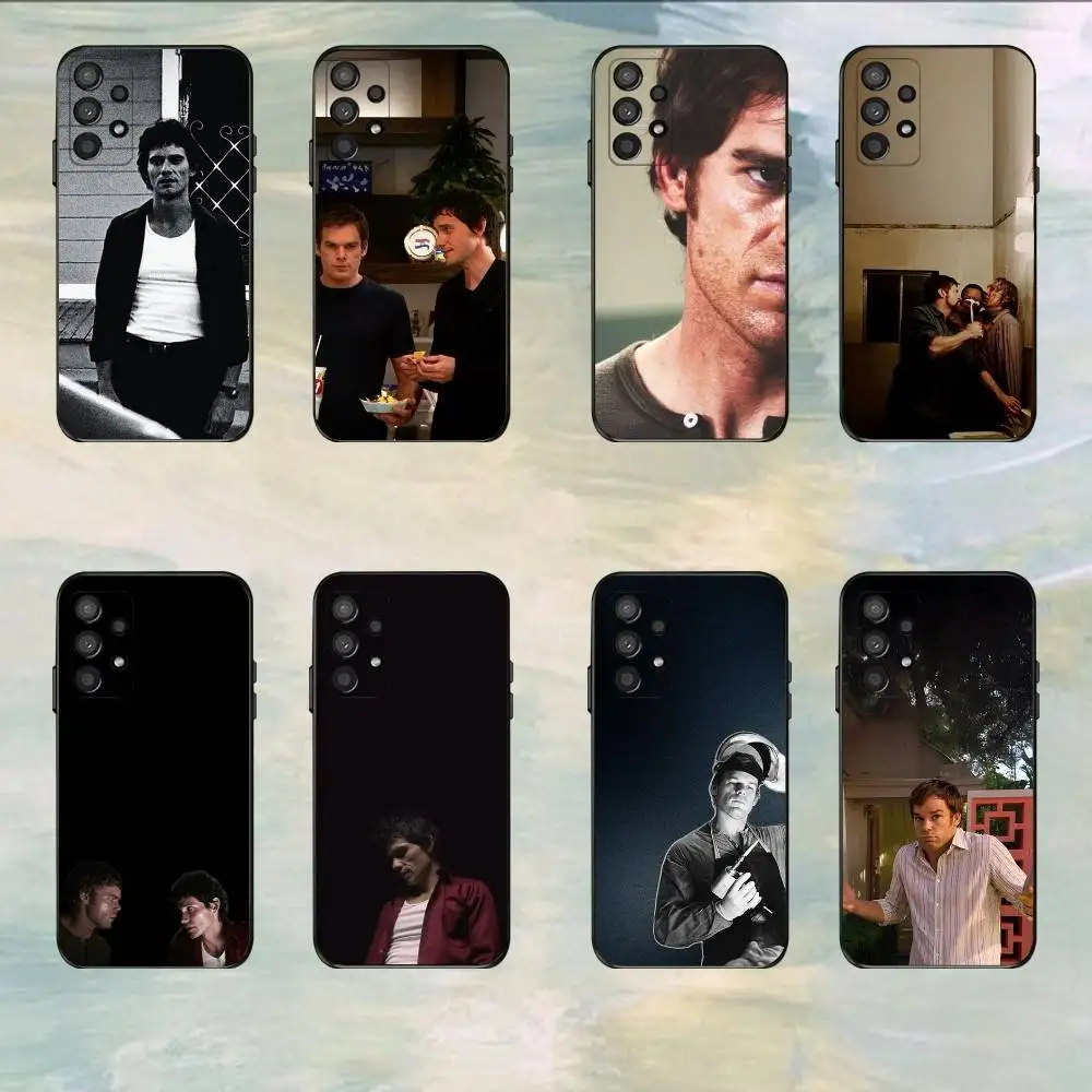 D-Dexter Morgan Phone Case For Samsung S26,S25,S24,S21,S22,S23,S30,Ultra,S20,Plus,Fe,Lite/Others Shockproof,Black Cover