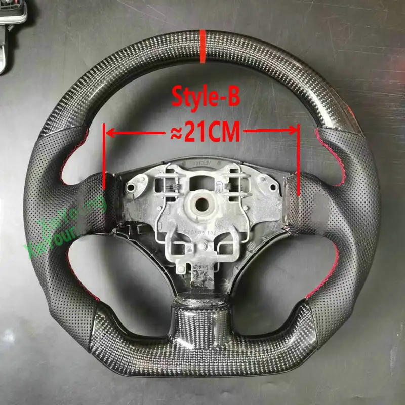 For Peugeot 206 207 Citroen C2 100% Real Carbon Fiber Car Steering Wheel