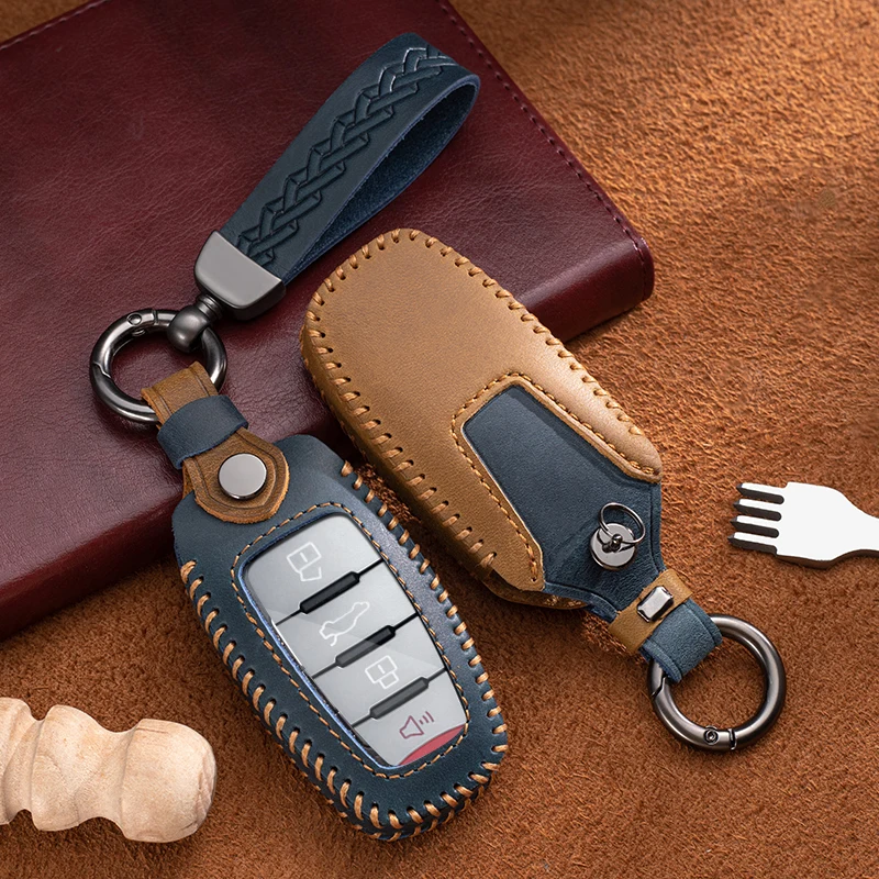 

Leather Car Key Case Cover Shelll For Great Wall Haval Coupe Jolion 2022 Hover H6 H7 H1 H4 H8 H9 F5 F7 F7X F7H H2S GMW Dargo