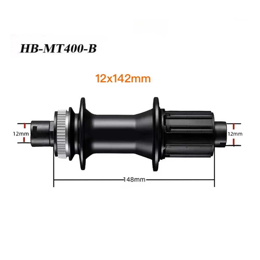 

MT400/MT410-B Bicycle Rear Hub - 12x148 Thru-Axle 32 Holes 12-Speed & Center-Lock Disc Brake Compatibility Reliable Wheel Hub
