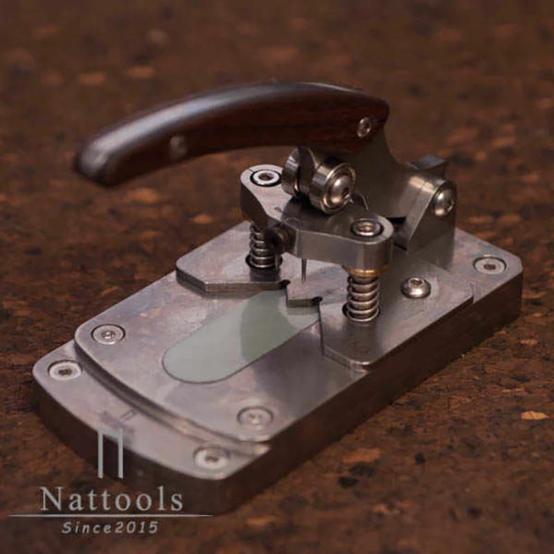 

Ремешок для часов Nattools, изготовление торцевых отверстий, замок для наложения швов, пресс-инструмент, долото, кромка, канавок, биговальный станок, инструменты для рукоделия из кожи