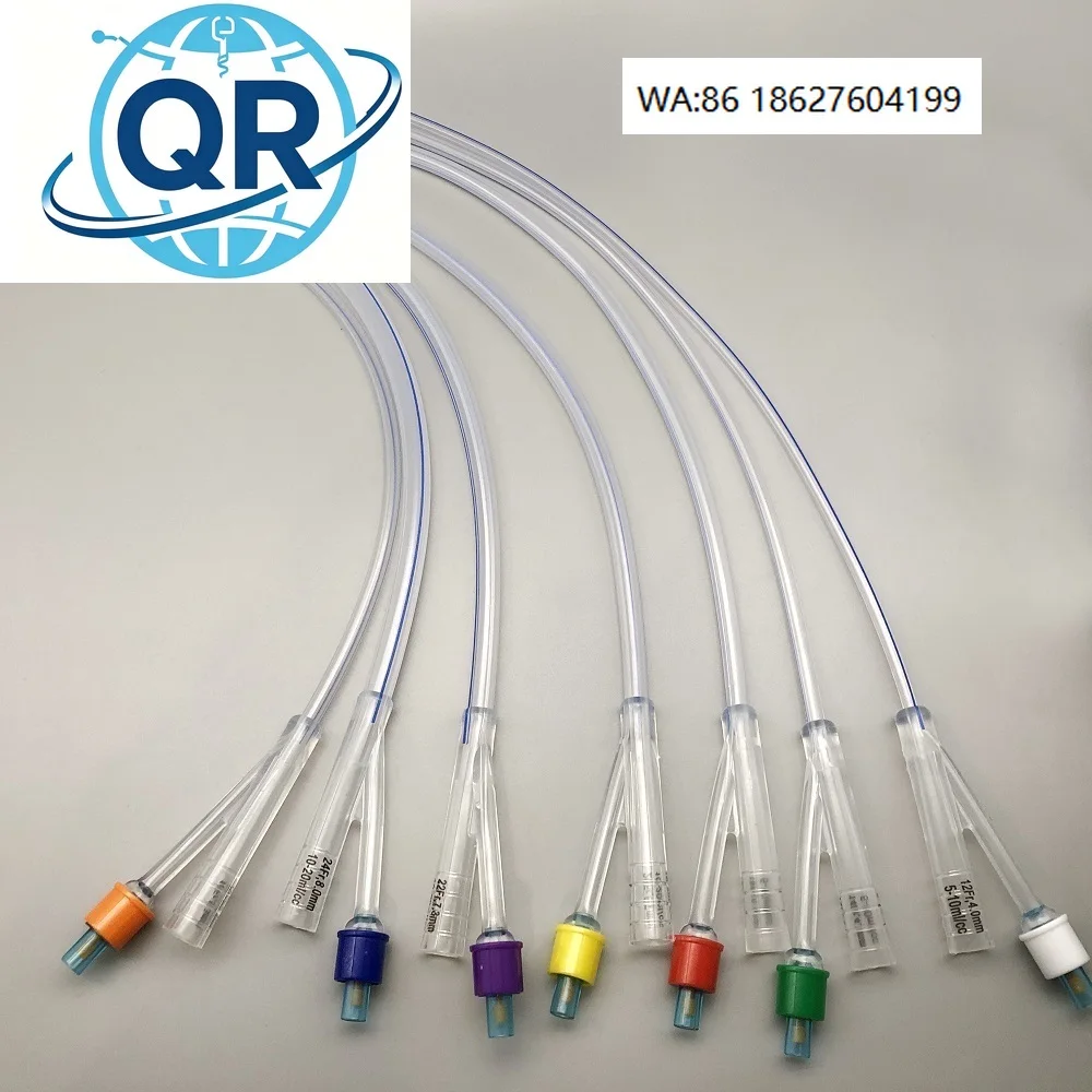 CE ISO Certified Sterile Individual Package Disposable Medical 2 Way Silicone Urine Foley Catheters For Urology Care