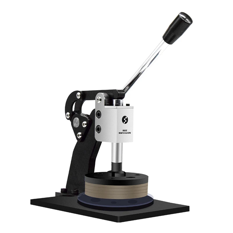 Hand Press Round Sampler Manual Diameter 112MM Circle Sampling Cutter Film Paper Cloth Sampling Cutting Machine 100CM2