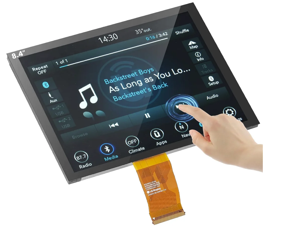 

8.4inch LA084X01(SL)(01) LA084X01-SL01 SL02 SL03 with touch ram jeep compass central control screen Jeep LCD screen for Chrysler