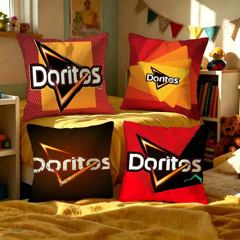 D-Doritos LOGO Pillow Cover Sofa Cushion Cover Home Room Decoration Children Gift