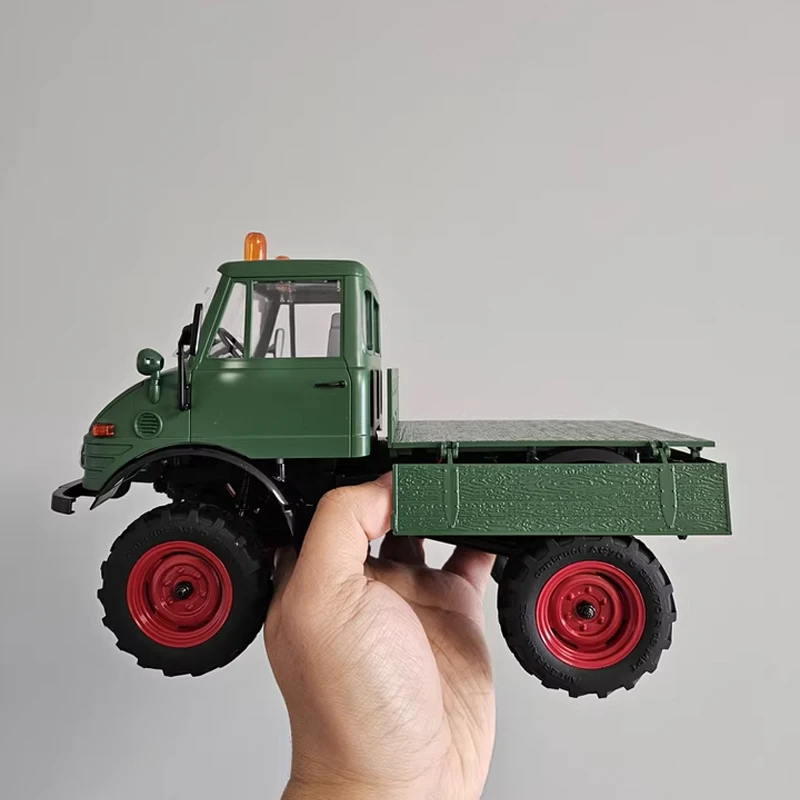 Nieuwe Fms 1:24 Fcx24 Unimog Serie Universele Motor Gerat Vierwielaandrijving Rc Klimmen Auto Afstandsbediening Elektrische Simulatie Model