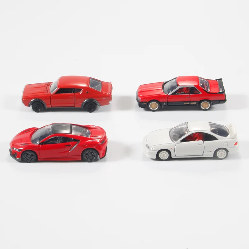 TOMY Tomica 1:64 10th Anniversary Special Edition Nissan SKYLINE 2000 Honda NSX Mitsubishi EVO Premium Diecast Vehicle Model - Image 4