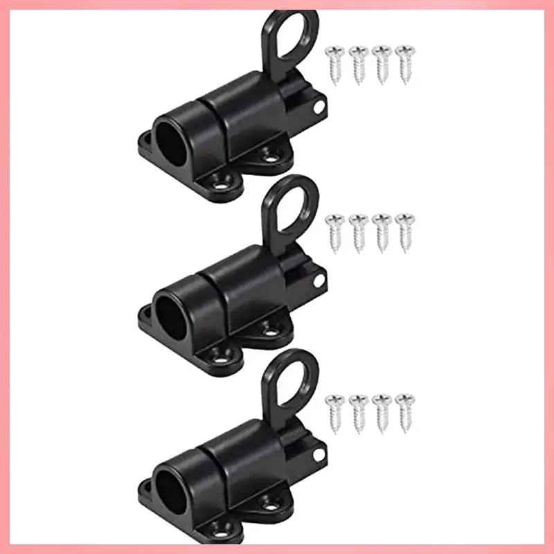 

Y23A-Automatic Deadbolt Lock, Door Lock, 3 Pcs With Screw Spring Lock For Windows, Wooden Doors, Cabinet Doors, Garden Doors