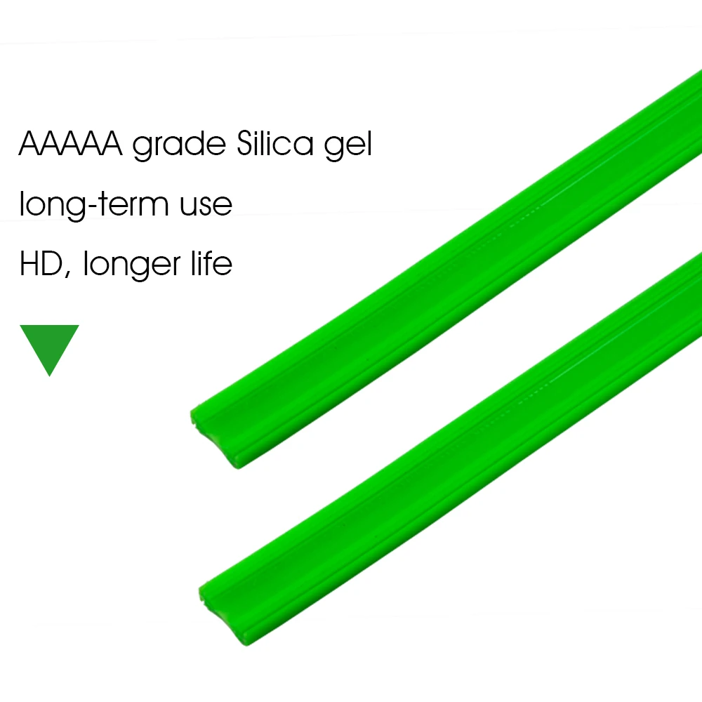 2 Stuks Voertuig Voorruit Invoegen Silicagel Auto Ruitenwisser Blad Strip (Bijvullen) 6Mm 26 \