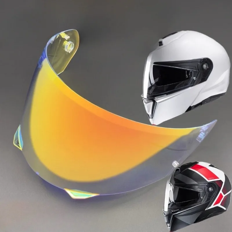 

For HJ-33 Shield Lens Motorcycle Helmet Anti-Scratch & UV-Resistant Fit for HJC I90 I91 HJ33 Windproof Moto Helmets Accessories