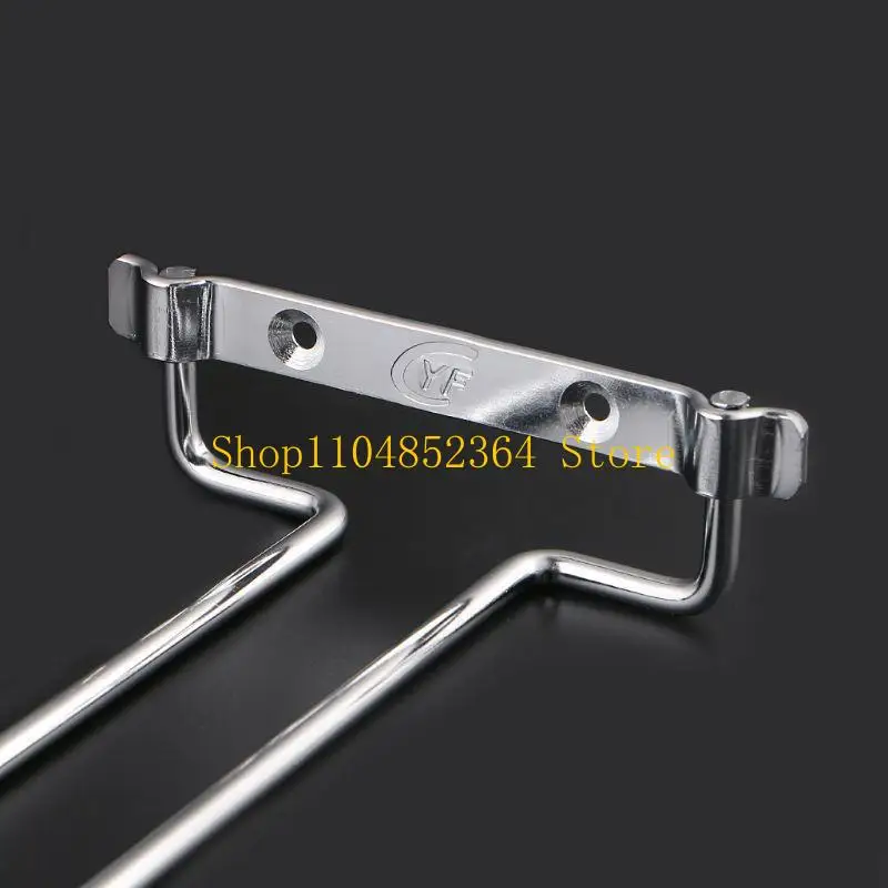 652F Rak Gelas Anggur Dinding Pemasangan Pemegang Batang Rak Tempat Gelas Anggur Untuk Dapur