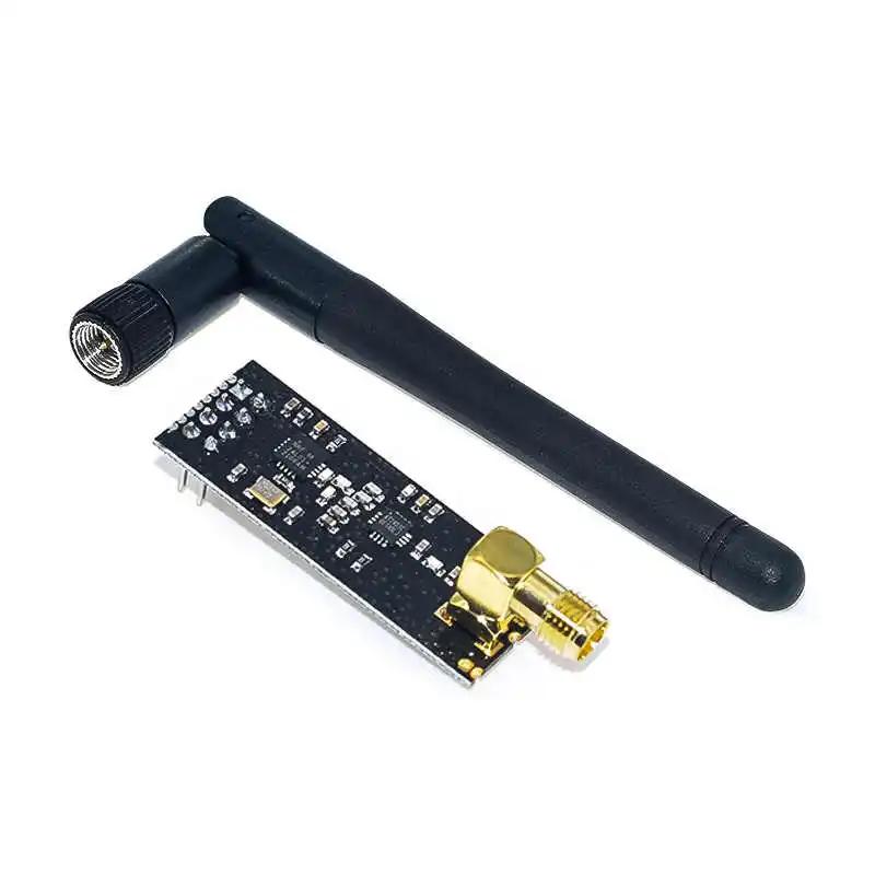 

NRF24L01 PA LNA 1100m long-distance wireless transparent transmission module transmitting and receiving module sends antenna