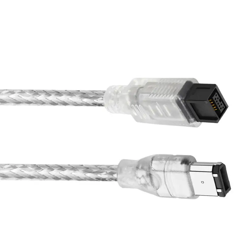 1.8 متر سلك النار القياسي 1394 9P إلى 6P IEEE 1394 Firewire 800 9Pin إلى 6Pin كابل تحويل نقل الصوت والفيديو للذكور