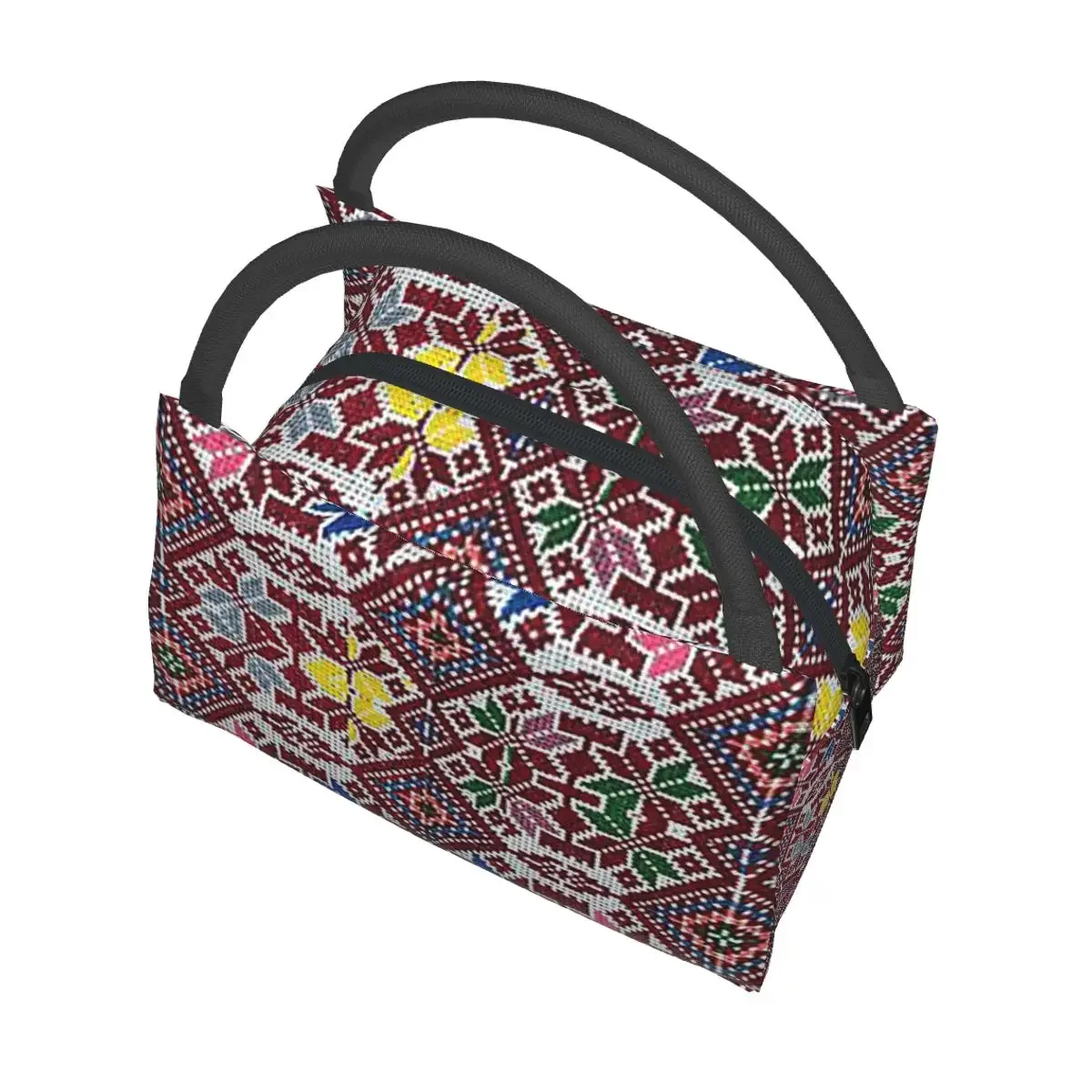 التطريز الفلسطينية التقليدية تتريز أكياس الغداء معزول بينتو صندوق مانعة للتسرب حمل أكياس نزهة حقيبة حرارية برودة