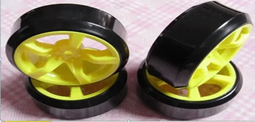 1/10 5 Spoke Wheel & Sparkle Tire Set For SAKURA D3 3Racing Drift Drive -4pcs