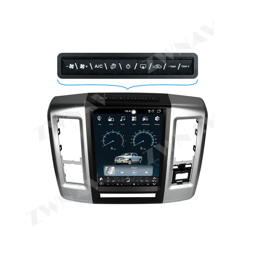 Car Radio 12.1'' For Dodge Ram 2009 2010 2011 2012 Android Auto Car Multimedia Player Wireless Carplay 4G 360 Head Unit WIFI BT