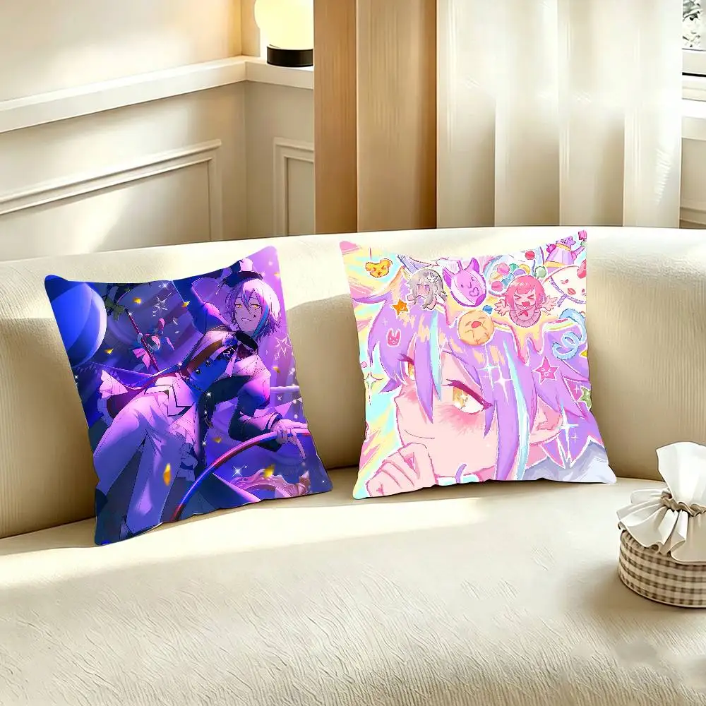 P-Project S-Sekai K-Kamishiro Rui Printed Pillow Cover Cushion Case Simple Sofa Pillow Case No Pillow Core