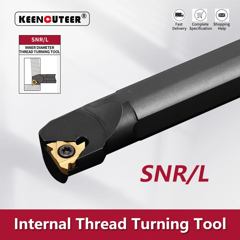 SNR0008K11 SNR/L0010K11 SNR/L0016Q16 SNR0020R22 SNR0025S22 Ferramenta de Torneamento de Rosca Interna SER SEL Suporte de Ferramenta CNC para Barra de Corte de Torno