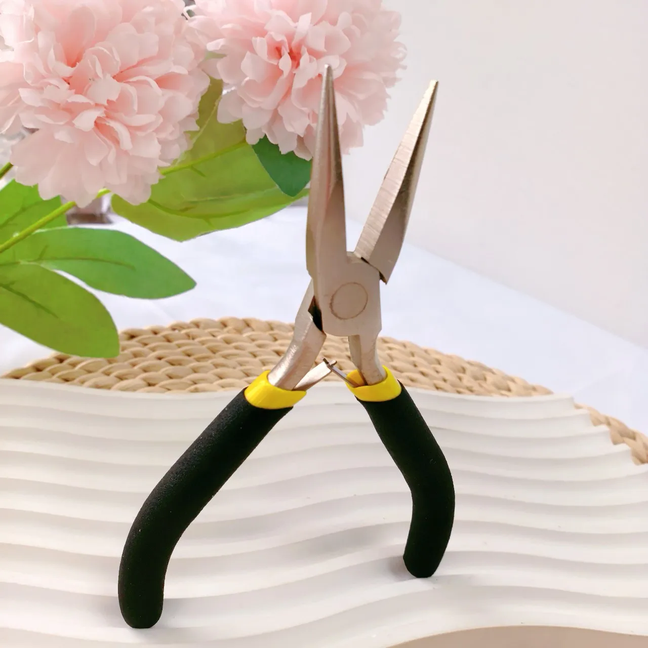 كماشة وصلات الشعر نانورينج تزيل كماشة وصلات الخرز الدقيقة مع مجموعة أدوات وصلات شعر الأسنان