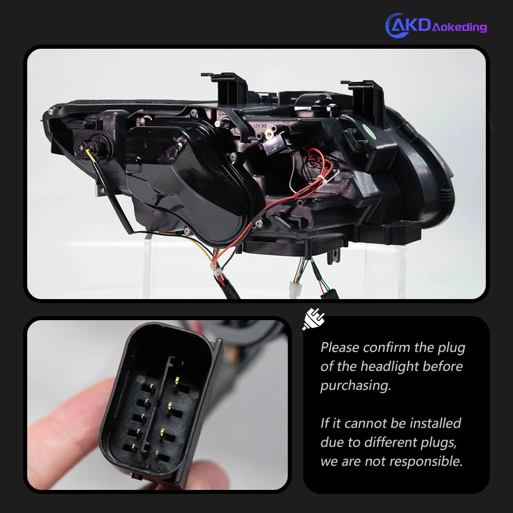 لسيارات BMW E92 المصابيح الأمامية 2006-2012 E93 DRL يوم تشغيل ضوء LED ثنائية زينون لمبة أضواء الضباب ملحقات السيارة 330i 335i E93 رئيس مصباح #4