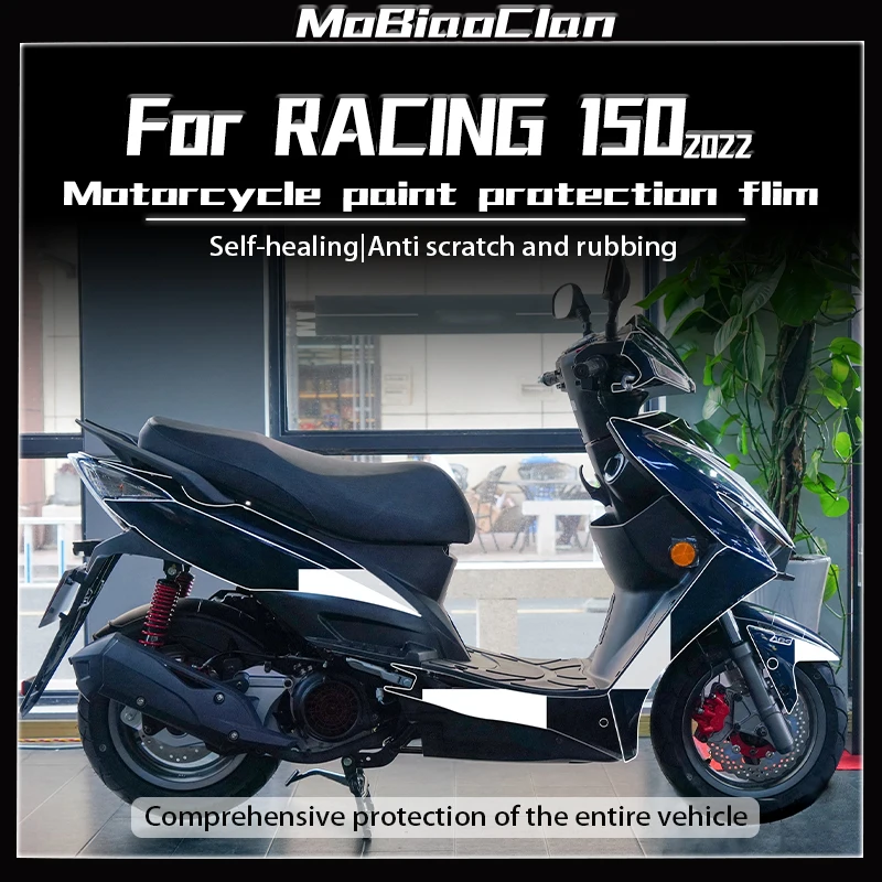 For KYMCO RACING150 2022 Motorcycle Invisible Coat Transparent Sticker Waterproof And Scratch Resistant Accessories Modification