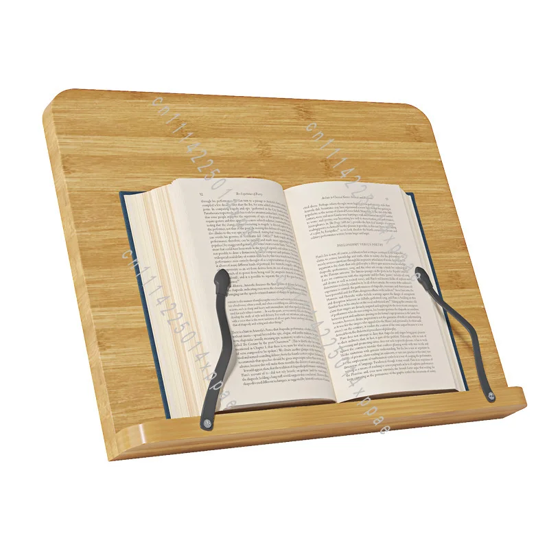 With Eight Adjustable Adult and Children's Reading Frame Wooden Reading Frame Multi Functional Computer Stand
