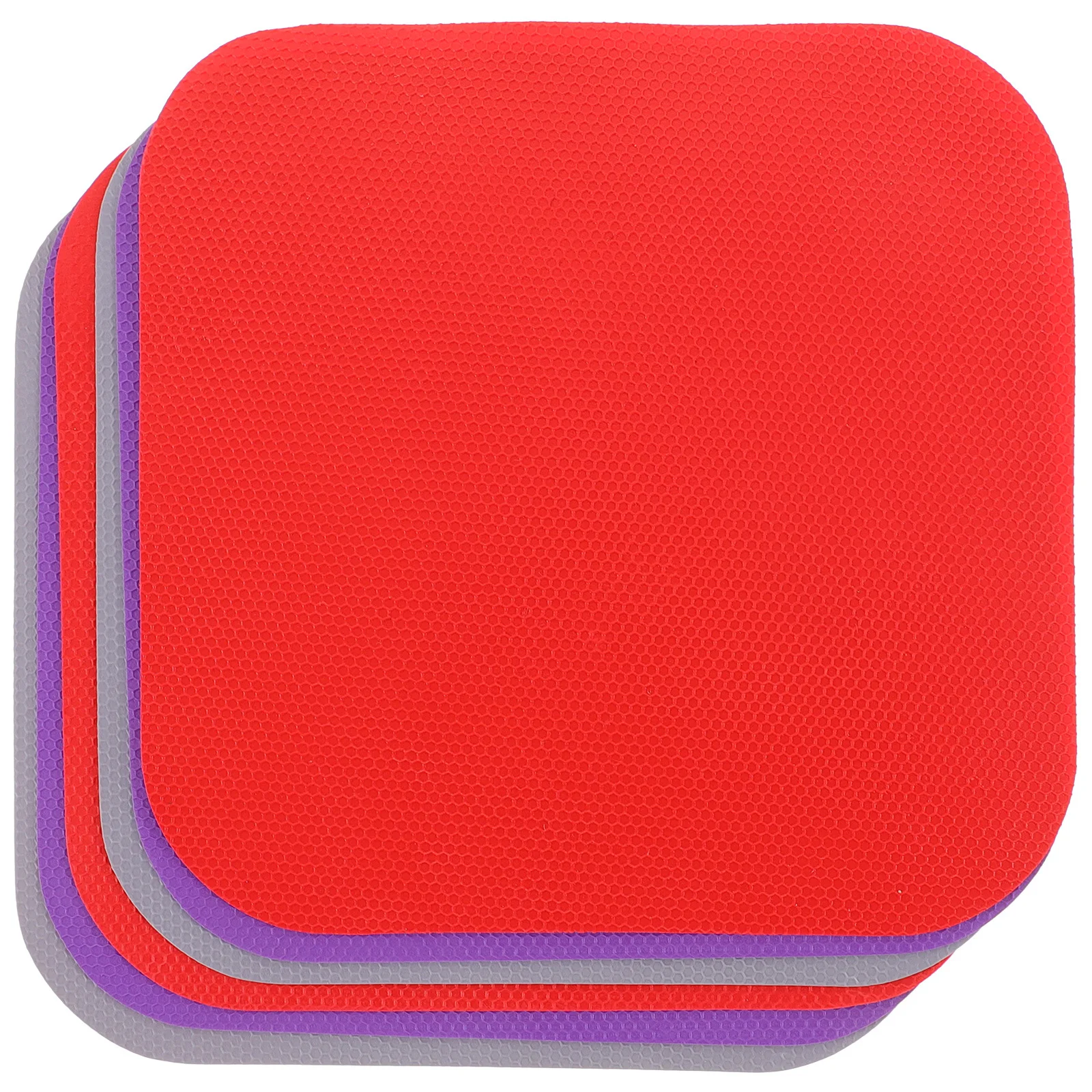 

6pcs Rubber Jar Opener Gripper Pad Non-Skid Square Bottle Lid Opener Mat For Kitchen Household Multi-Use Tools