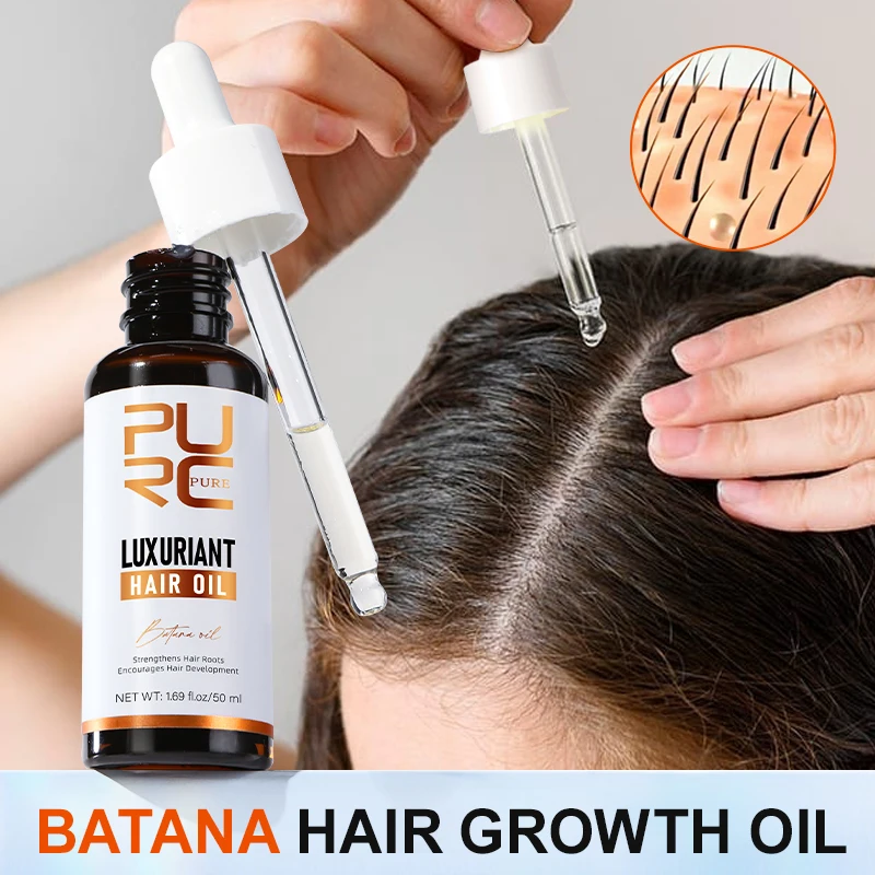 

【#HairGrowthOil 】PURC Batana Oil Stimulate Growth & Anti-Loss Strengthening Hair Roots Hair Care for Men Women