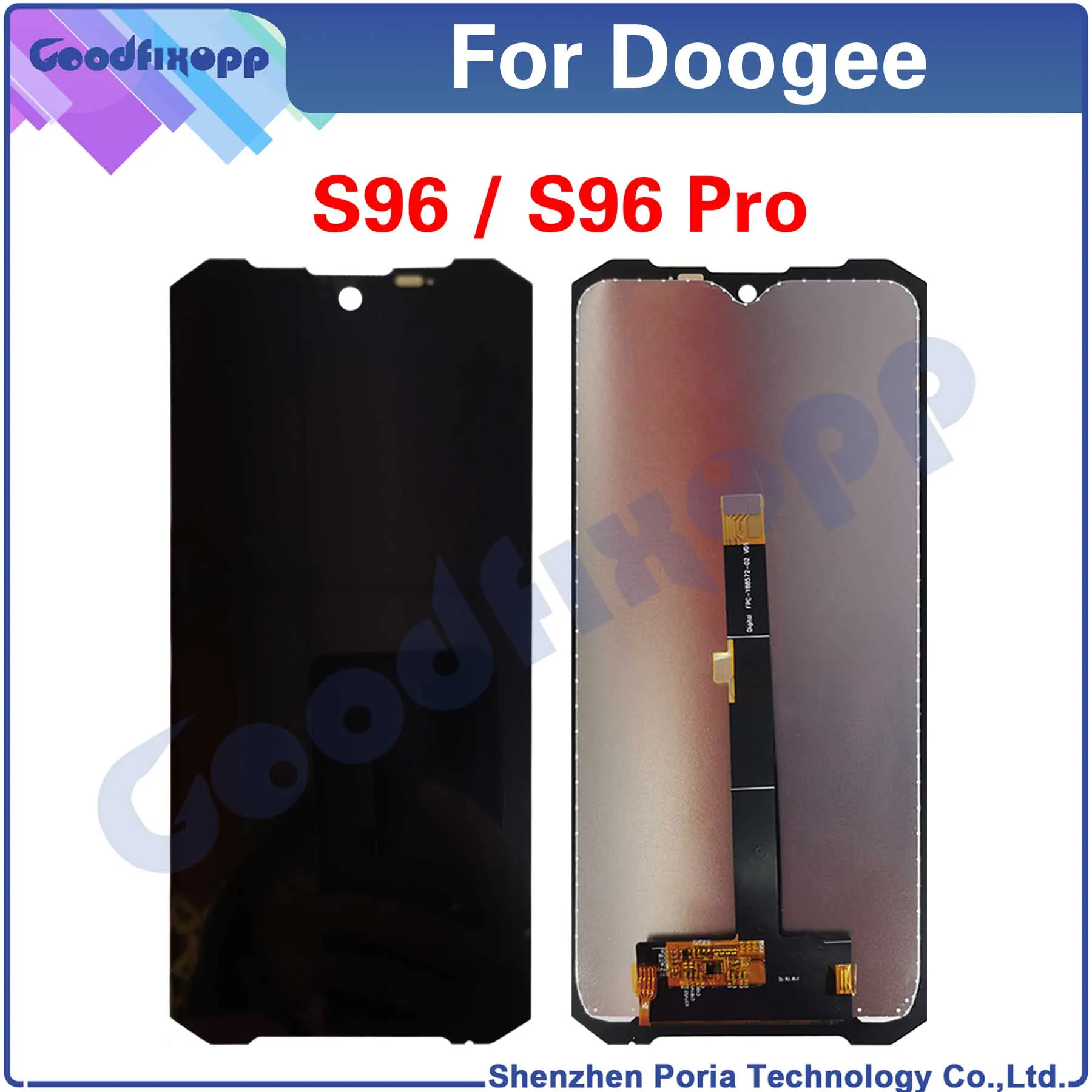 For Doogee S96 Pro LCD Display Touch Screen Digitizer Assembly Repair Parts Replacement