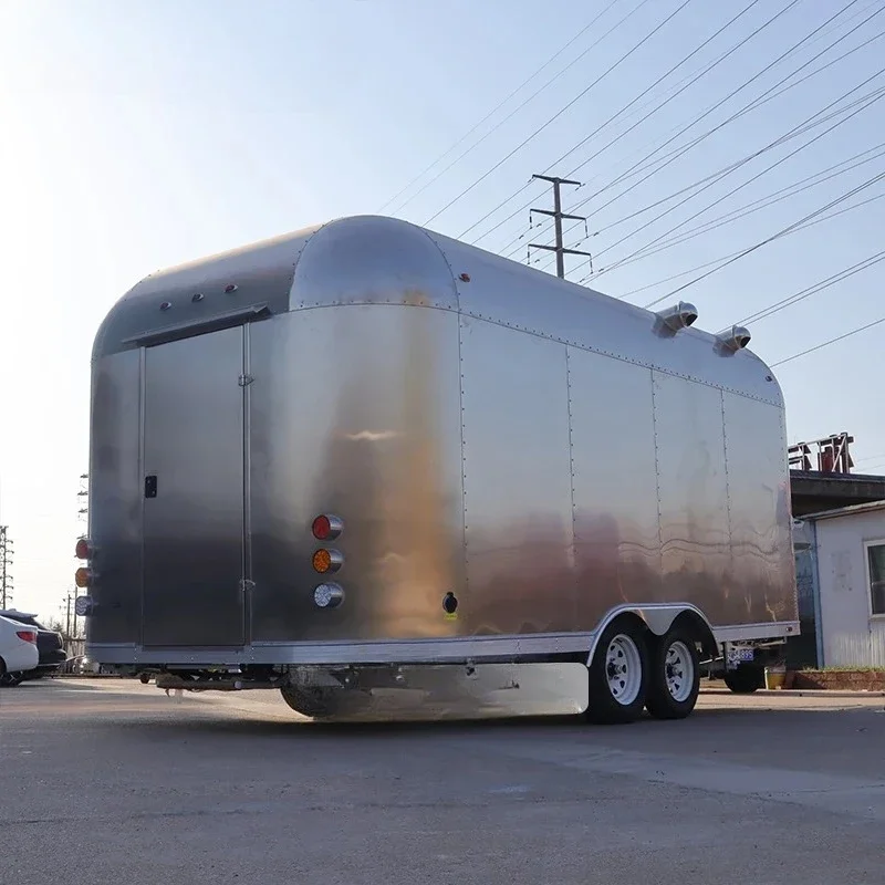 Customized Fiberglass Winery Bakery Multifunction Food Cart Winery Automatic For Retail Dairy Bakery Products Factory Food Truck
