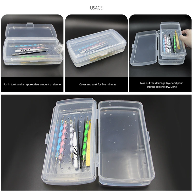 まつげ用ネイル消毒ボックス用滅菌トレイ,刺embroidery製品,滅菌器,ニッパー,ピンセット,機器,クリーナー,収納ツール