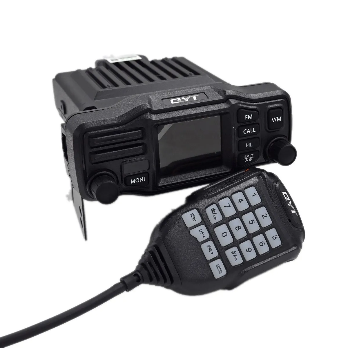 QYT M600 Dual Band VHF UHF 25W Multi-Guard Mobile Radio with Separate Panel & Dual Speaker Car Vechile Driving Walkie Talkie